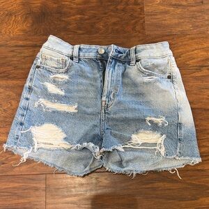 American Eagle Outfitters Light Blue Denim Shorts